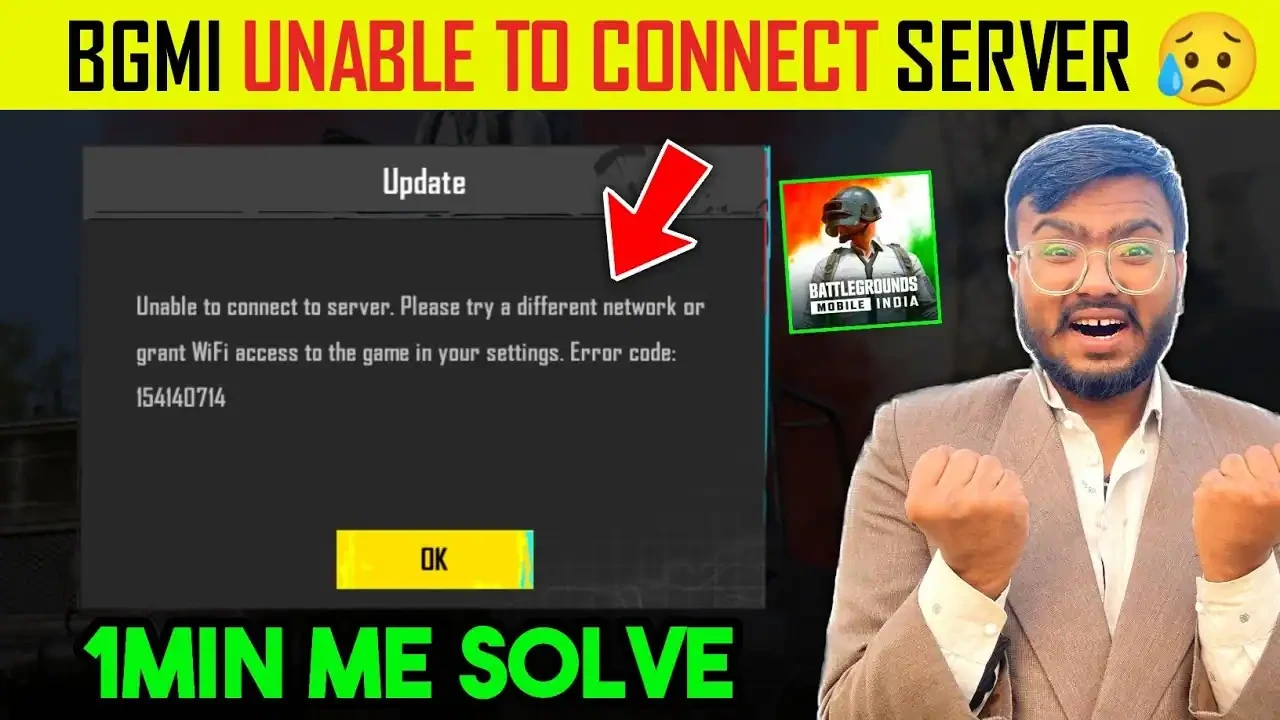Bgmi Unable To Connect Server Problem, Bgmi Server In Busy Problem, All Bgmi Server Problem solution is here.